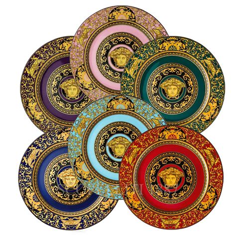 versace plates set replica|Versace dinner set price.